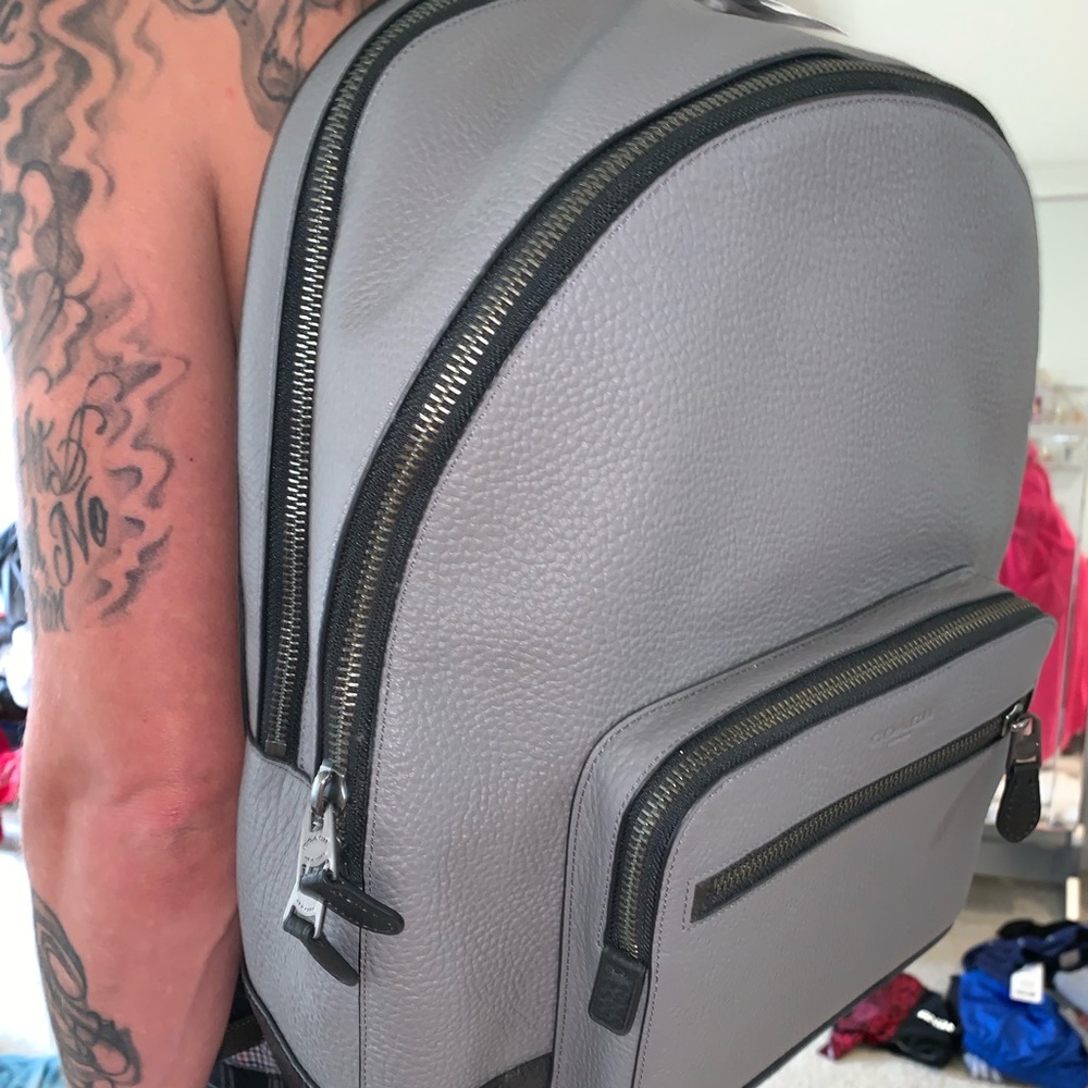 New with Tags Coach Leather Backpack